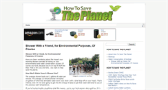Desktop Screenshot of howtosavetheplanet.com